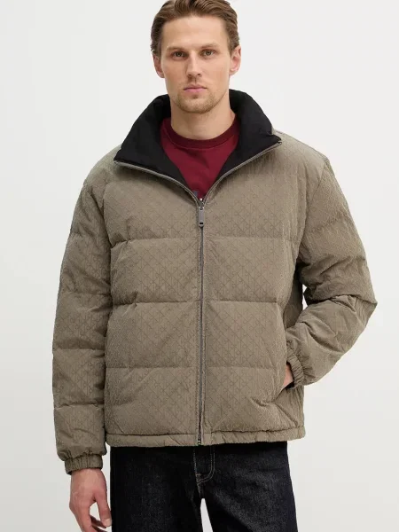 Calvin Klein Jeans kurtka puchowa dwustronna zielona