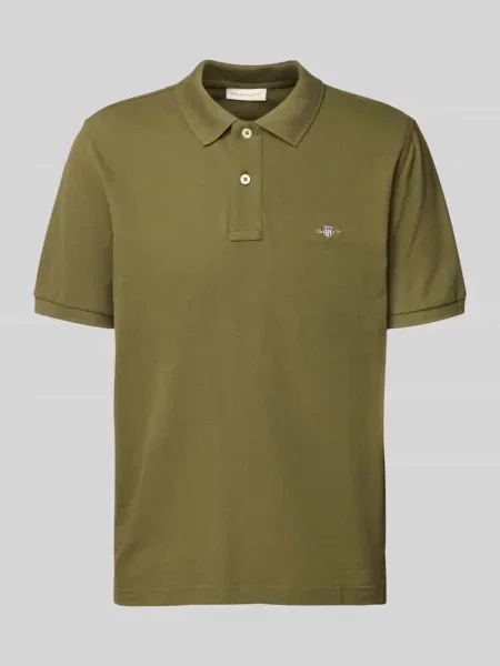 Koszulka polo z wyhaftowanym logo Gant
