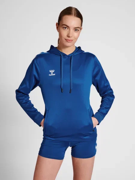 Bluza do piłki ręcznej Hummel Core XK z kapturem niebieska