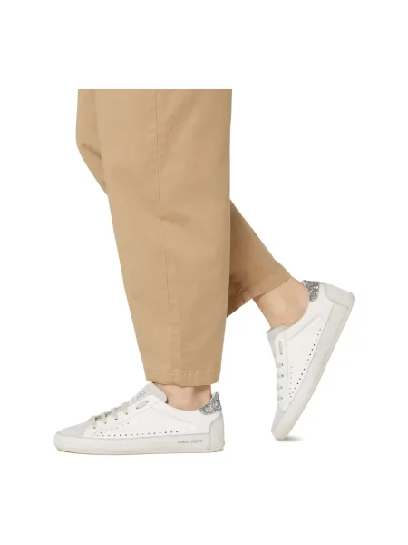 Sneakersy Candice Cooper zamszowe białe