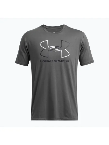 Tricou de antrenament pentru bărbați Under Armour GL Foundation Update castlerock/white/black alb