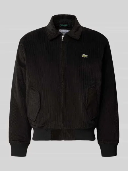 Kurtka bomber Lacoste czarny
