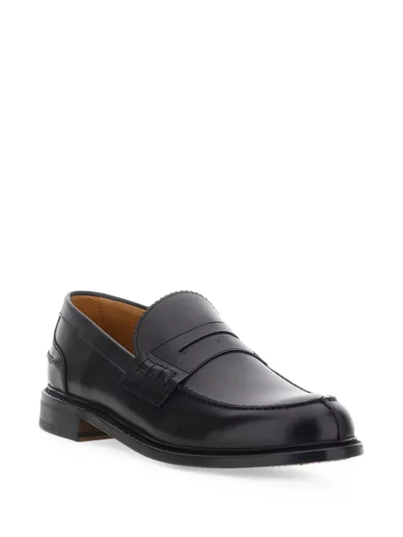 Pantofi loafer Berwick Shoes din piele negru