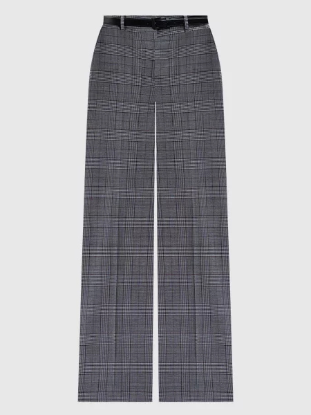 Штани з вовною в клітинку Juun.j сірі