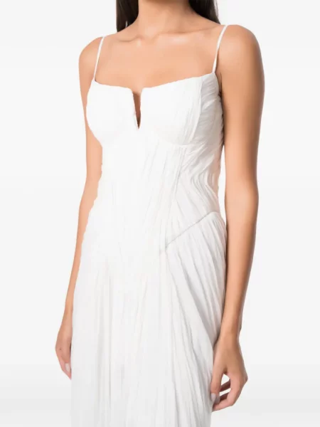 Rochie maxi Norina St alb