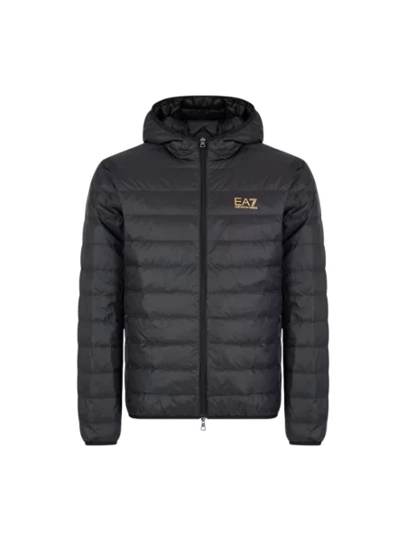Kompaktowa kurtka puchowa Emporio Armani Ea7 czarna