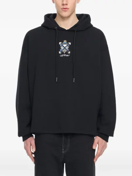 Hanorac cu glugă Off-white alb