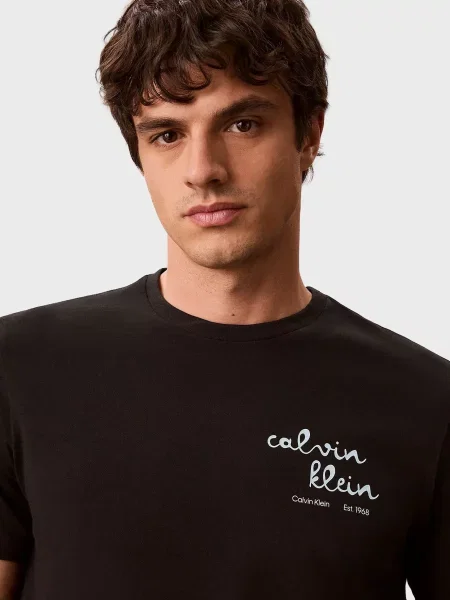 Футболка Calvin Klein Jeans чорна