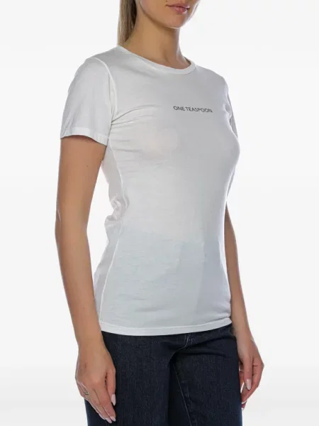 Tricou One Teaspoon cu imagine alb