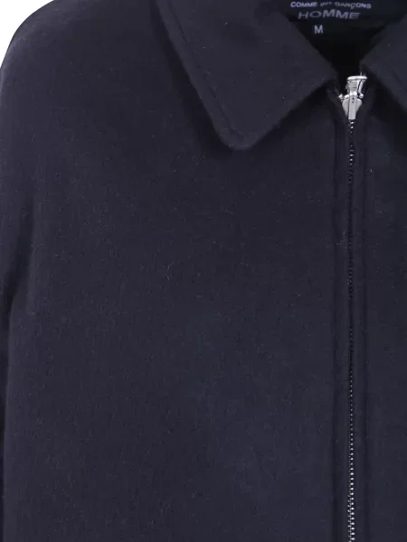 Reversibil geacă Comme Des Garçons Homme de lână negru