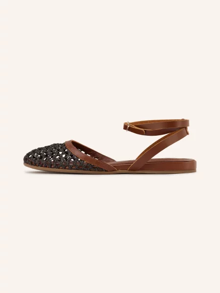 Ancient Greek Sandals Sandály Filothea tmavě hnědá