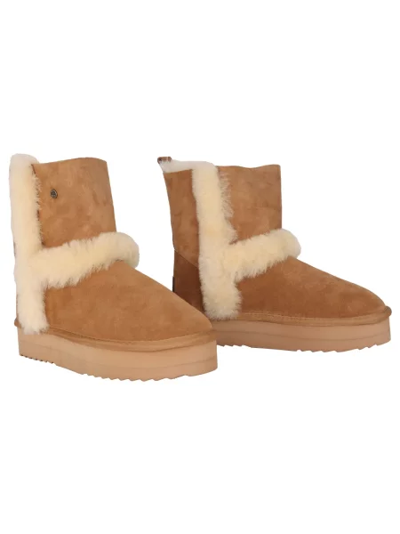Buty do kostki Warmbat wełniane brązowe