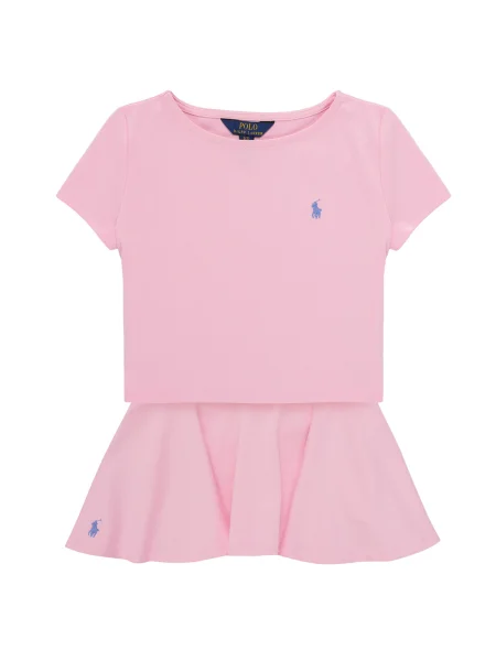 Fustă copii Polo Ralph Lauren roz