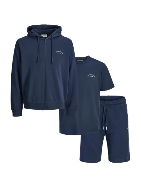 JACK & JONES Trening JJCOLLEGE bleumarin alb