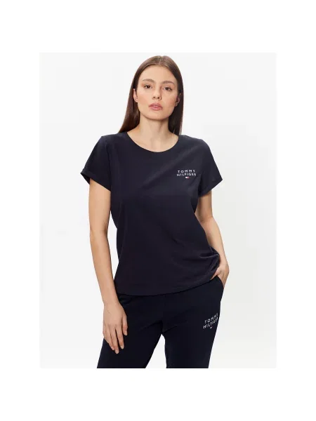 Tommy Hilfiger Underwear Majica noćno plava / crvena / bijela tamnoplava