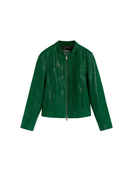 Desigual Geacă de primăvară-toamnă verde