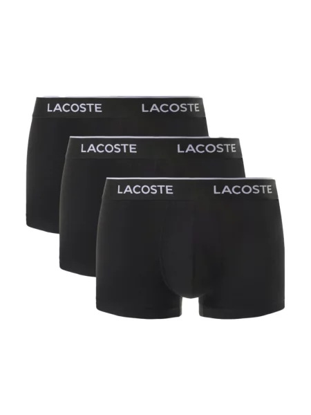 Zestaw majtek Lacoste ze stretchu czarny