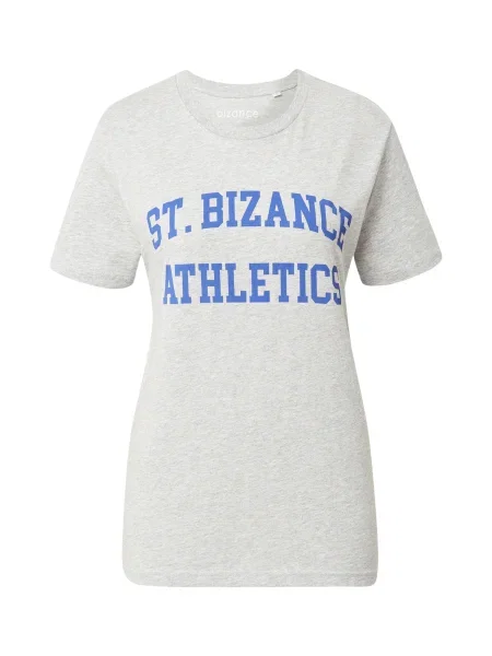 Bizance Paris Tričko GUSTIN modrá / melír šedý