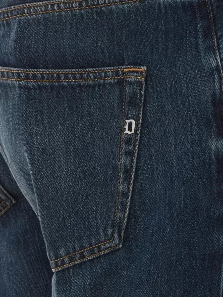 Skinny jeansy skinny Dondup niebieskie