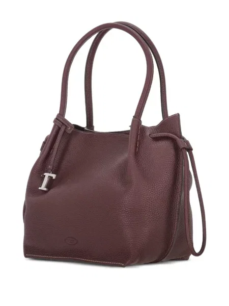 Geanta de piele Tod's din piele maro