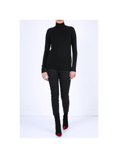 Spodnie Haider Ackermann z paskiem czarne