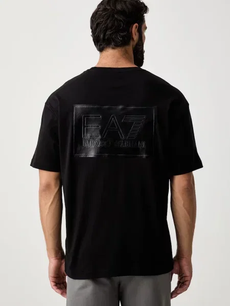 Emporio Armani tricou pentru bărbați din negru
