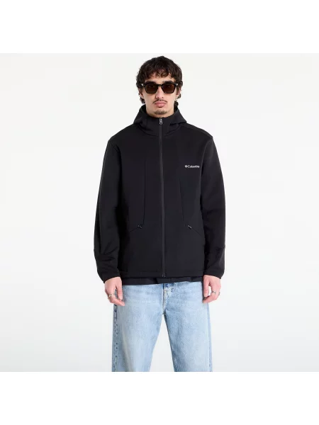 Sweatshirt Columbia Tech™ Spacer Knit Hoodie Black/ Black S črna