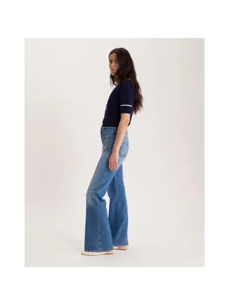 Jeansy Ines De La Fressange Paris niebieskie