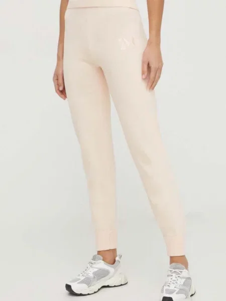 Tepláky Armani Exchange oranžové
