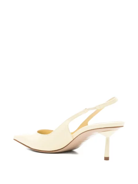 Pantofi cu toc Le Silla slingback galben