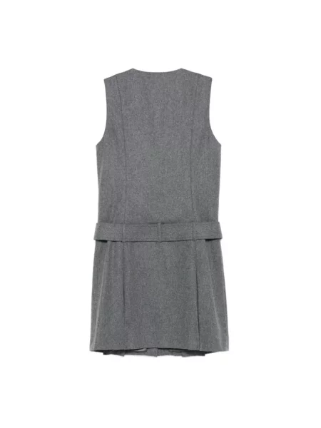 Sukienka A.p.c. wełniana szara
