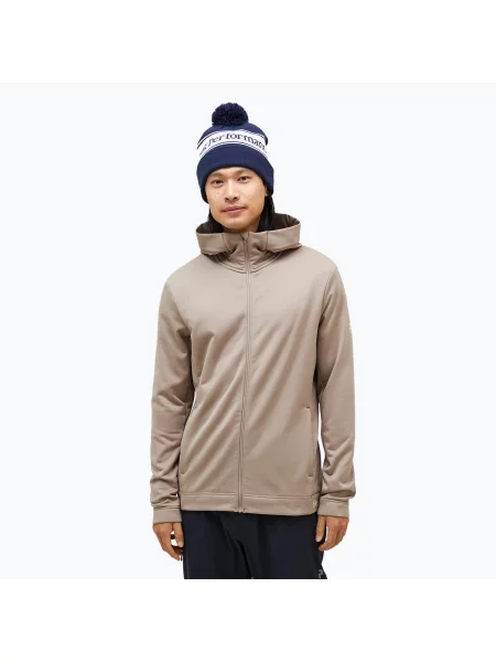 Bluza Peak Performance Rider Tech Zip Hood avid beige beżowa
