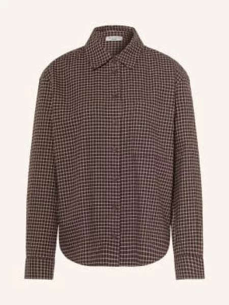 Marc O'polo Denim Bluzka Koszulowa Z Flaneli schwarz czarna