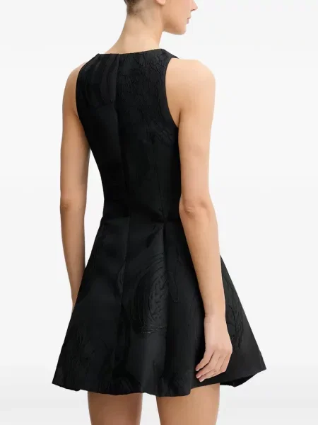 Rochie mini Stine Goya din jacard negru
