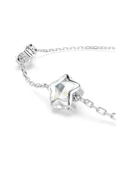 Swarovski bransoletka z kryształem Swarovski CHROMA szara