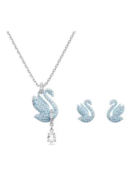 Naszyjnik Swarovski niebieski