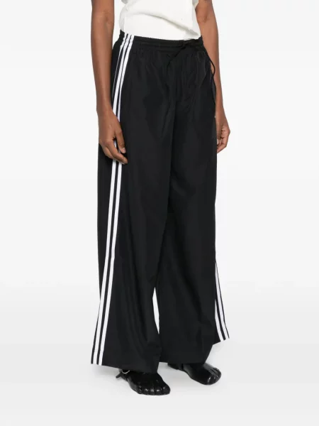 Długa bluza Adidas w paski srebrna