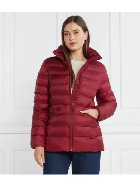 Tommy Hilfiger Geacă MW PADDED GLOBAL STRIPE bordo