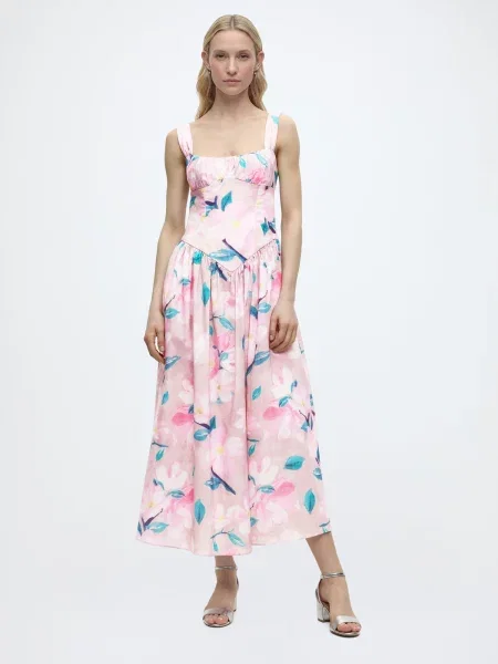 Bardot Rochie cocktail Cartia Roz galben