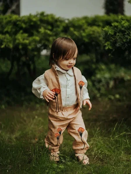 Donsje Дитяча лляна блузка Anoeche Linen Blouse