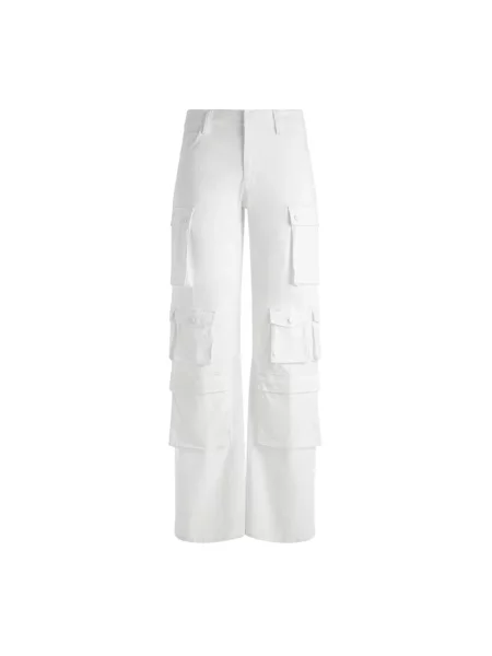 Spodnie cargo Alice + Olivia beżowe