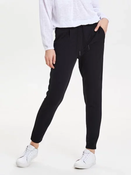 Cropp pantaloni Only cu talie înaltă alb