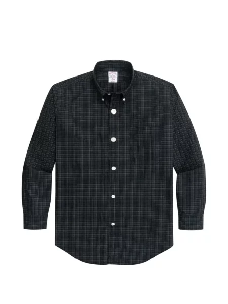 Cămașă Brooks Brothers în carouri verde
