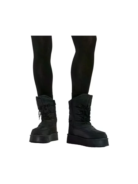 Čizme za snijeg Big Star Shoes s platformom crna