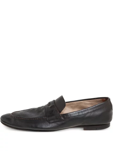 Kožené loafers Louis Vuitton Pre-owned hnědé