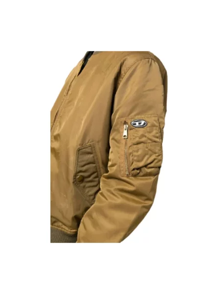 Kurtka bomber Diesel brązowy