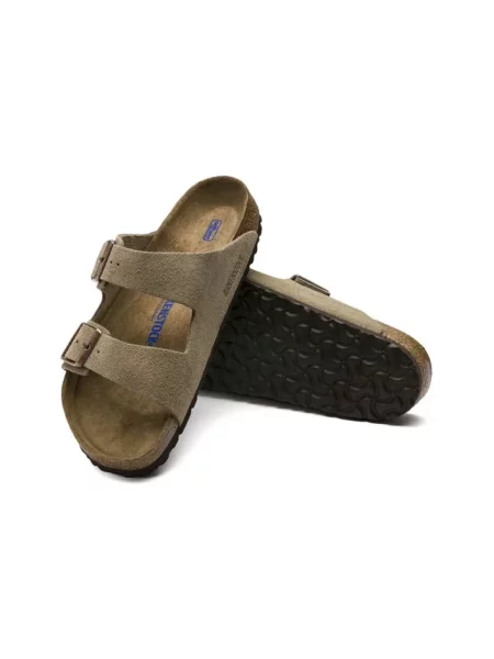 Birkenstock Klapki Arizona beige beżowe