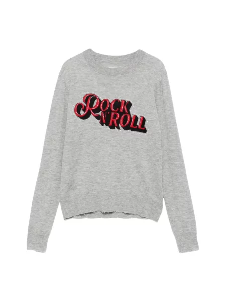 Sweter Zadig & Voltaire szary