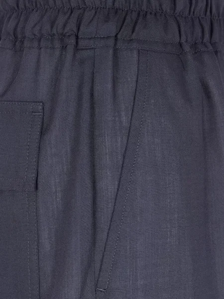 Spodnie ze sznurkiem w pasie Rick Owens ze sznurkiem czarne