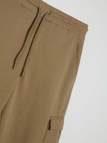 Брюки карго Sinsay бежевые